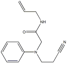 N-allyl-2-[(2-cyanoethyl)(phenyl)amino]acetamide
