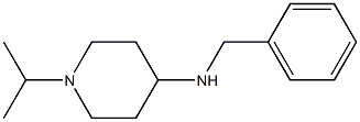 N-benzyl-1-(propan-2-yl)piperidin-4-amine 化学構造式