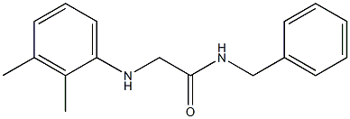 N-benzyl-2-[(2,3-dimethylphenyl)amino]acetamide Struktur