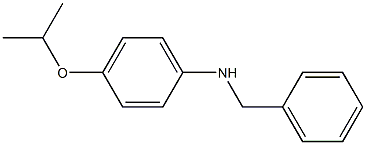 N-benzyl-4-(propan-2-yloxy)aniline Structure