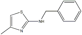 N-benzyl-4-methyl-1,3-thiazol-2-amine,,结构式