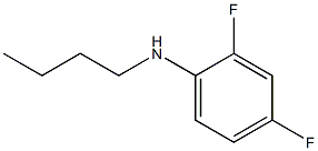 N-butyl-2,4-difluoroaniline 化学構造式