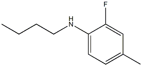 N-butyl-2-fluoro-4-methylaniline Structure