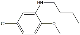 N-butyl-5-chloro-2-methoxyaniline 化学構造式