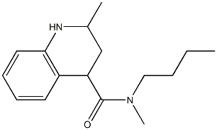 N-butyl-N,2-dimethyl-1,2,3,4-tetrahydroquinoline-4-carboxamide Structure