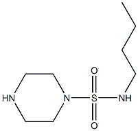 N-butylpiperazine-1-sulfonamide Struktur