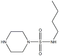 N-butylpiperazine-1-sulfonamide 化学構造式