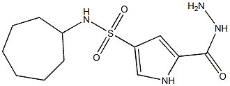 N-cycloheptyl-5-(hydrazinocarbonyl)-1H-pyrrole-3-sulfonamide