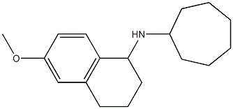 N-cycloheptyl-6-methoxy-1,2,3,4-tetrahydronaphthalen-1-amine Structure