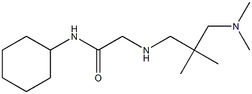  N-cyclohexyl-2-({2-[(dimethylamino)methyl]-2-methylpropyl}amino)acetamide