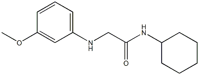 N-cyclohexyl-2-[(3-methoxyphenyl)amino]acetamide