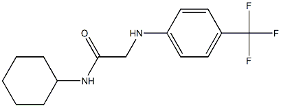 N-cyclohexyl-2-{[4-(trifluoromethyl)phenyl]amino}acetamide|