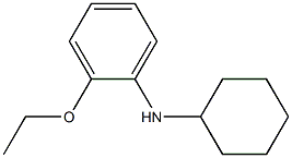 N-cyclohexyl-2-ethoxyaniline 化学構造式