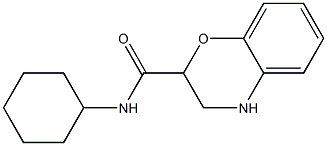 N-cyclohexyl-3,4-dihydro-2H-1,4-benzoxazine-2-carboxamide Structure