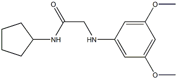 N-cyclopentyl-2-[(3,5-dimethoxyphenyl)amino]acetamide