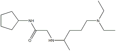 N-cyclopentyl-2-{[5-(diethylamino)pentan-2-yl]amino}acetamide