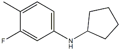 N-cyclopentyl-3-fluoro-4-methylaniline Structure