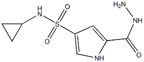 N-cyclopropyl-5-(hydrazinocarbonyl)-1H-pyrrole-3-sulfonamide