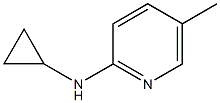 N-cyclopropyl-5-methylpyridin-2-amine 结构式