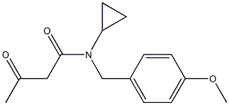 N-cyclopropyl-N-[(4-methoxyphenyl)methyl]-3-oxobutanamide