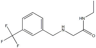 N-ethyl-2-({[3-(trifluoromethyl)phenyl]methyl}amino)acetamide Structure