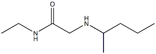 N-ethyl-2-(pentan-2-ylamino)acetamide Structure