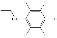 N-ethyl-2,3,4,5,6-pentafluoroaniline Struktur