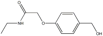 N-ethyl-2-[4-(hydroxymethyl)phenoxy]acetamide Structure