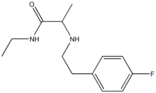  N-ethyl-2-{[2-(4-fluorophenyl)ethyl]amino}propanamide