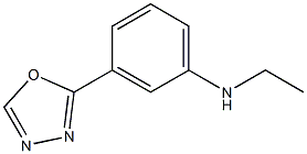 N-ethyl-3-(1,3,4-oxadiazol-2-yl)aniline Structure