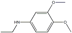 N-ethyl-3,4-dimethoxyaniline Struktur