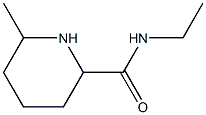 N-ethyl-6-methylpiperidine-2-carboxamide 化学構造式