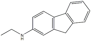 N-ethyl-9H-fluoren-2-amine 化学構造式