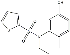  N-ethyl-N-(5-hydroxy-2-methylphenyl)thiophene-2-sulfonamide