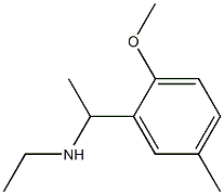 N-ethyl-N-[1-(2-methoxy-5-methylphenyl)ethyl]amine Structure