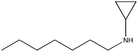 N-heptylcyclopropanamine,,结构式