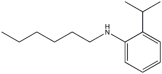 N-hexyl-2-(propan-2-yl)aniline Structure