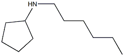 N-hexylcyclopentanamine Structure