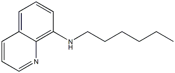 N-hexylquinolin-8-amine 化学構造式