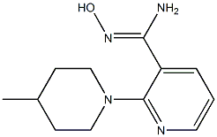  N'-hydroxy-2-(4-methylpiperidin-1-yl)pyridine-3-carboximidamide