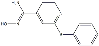 N'-hydroxy-2-(phenylsulfanyl)pyridine-4-carboximidamide