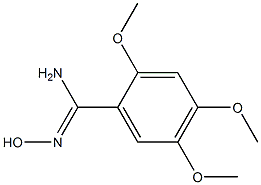 N'-hydroxy-2,4,5-trimethoxybenzenecarboximidamide 结构式