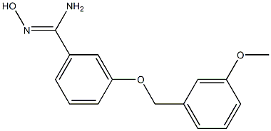 N'-hydroxy-3-[(3-methoxybenzyl)oxy]benzenecarboximidamide
