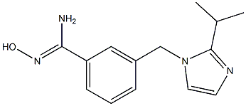 N'-hydroxy-3-{[2-(propan-2-yl)-1H-imidazol-1-yl]methyl}benzene-1-carboximidamide