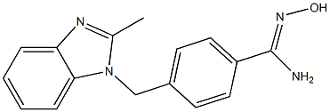 N'-hydroxy-4-[(2-methyl-1H-benzimidazol-1-yl)methyl]benzenecarboximidamide