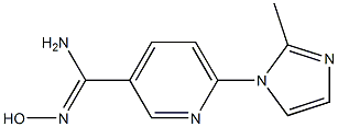 N'-hydroxy-6-(2-methyl-1H-imidazol-1-yl)pyridine-3-carboximidamide Struktur