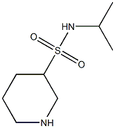 N-isopropylpiperidine-3-sulfonamide 化学構造式