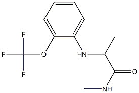 N-methyl-2-{[2-(trifluoromethoxy)phenyl]amino}propanamide