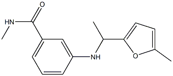 N-methyl-3-{[1-(5-methylfuran-2-yl)ethyl]amino}benzamide