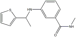 N-methyl-3-{[1-(thiophen-2-yl)ethyl]amino}benzamide